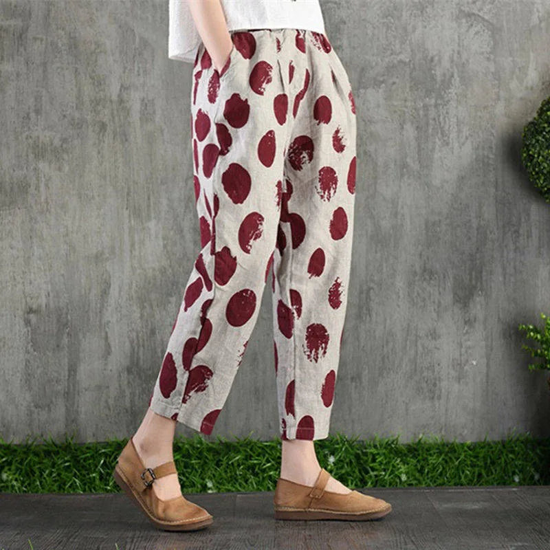 Polka Harem Pants