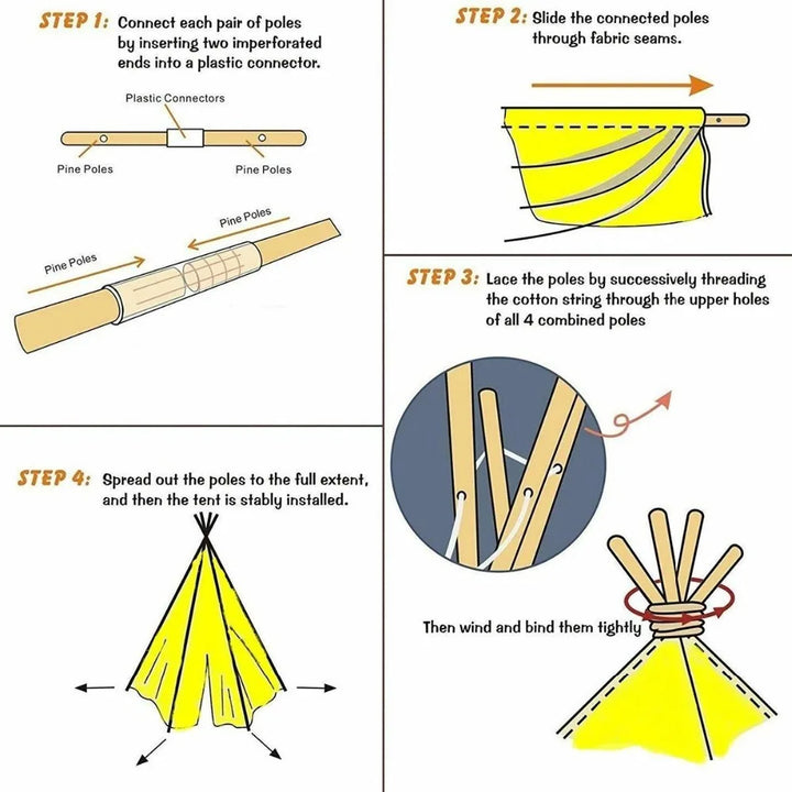 Tiny Travelers’ Tipi