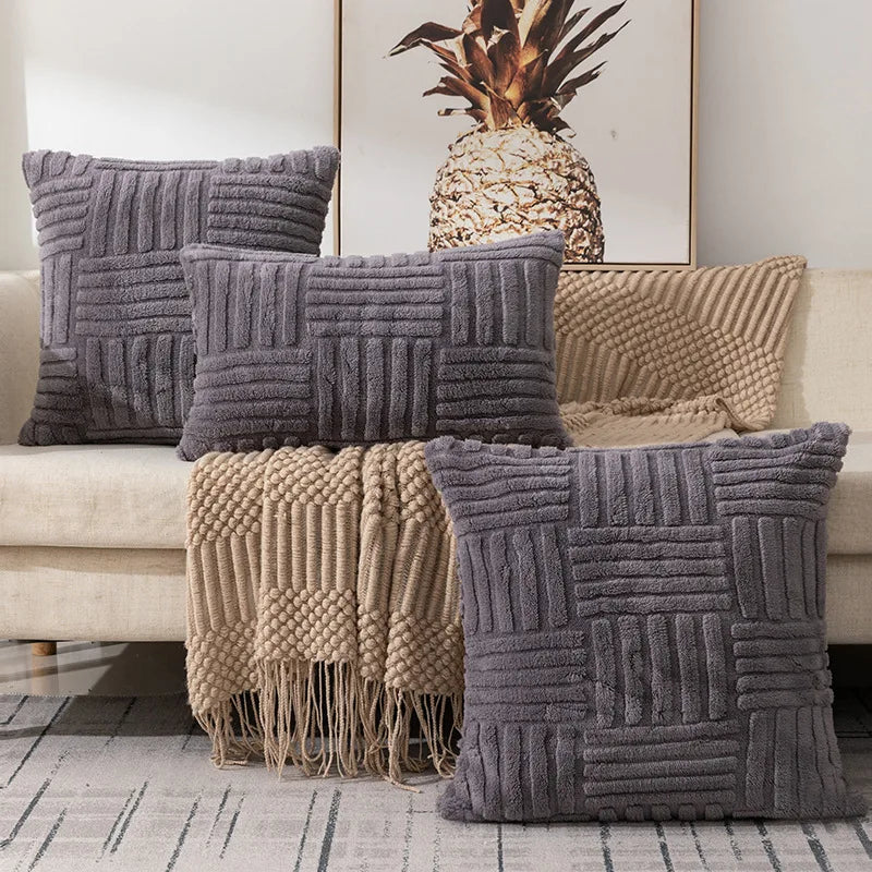 Plush Cushion Cover