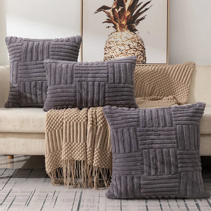 Plush Cushion Cover