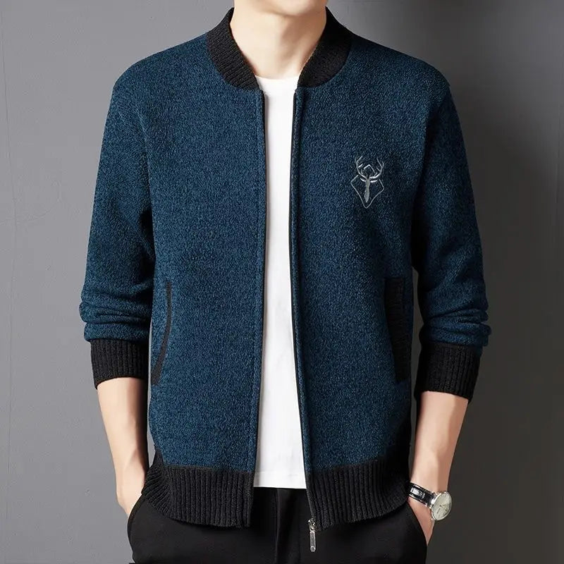 Antler Zipper Cardigan